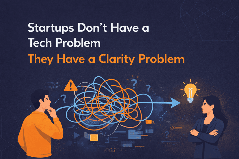 Startups Don’t Have a Tech Problem — They Have a Clarity Problem