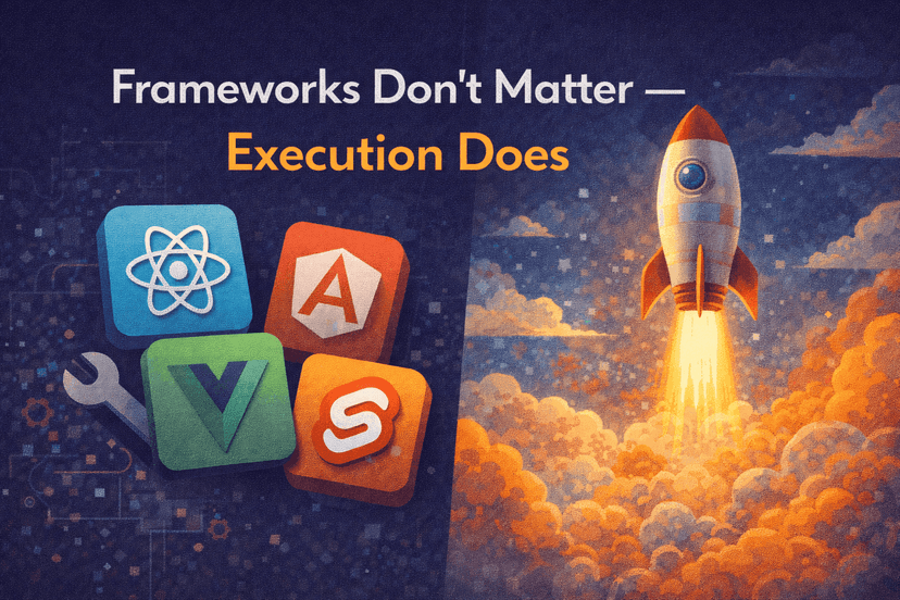 Frameworks Don’t Matter — Execution Does