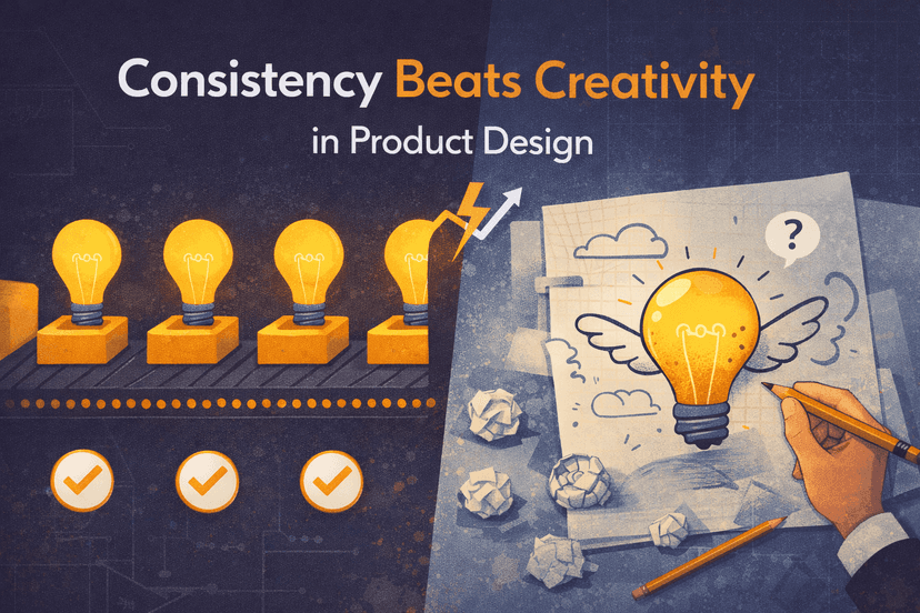Consistency Beats Creativity in Product Design